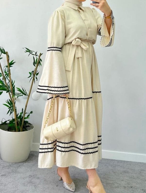 Women maxi dress- embroidered